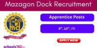 Mazagon Dock Apprentice Recruitment