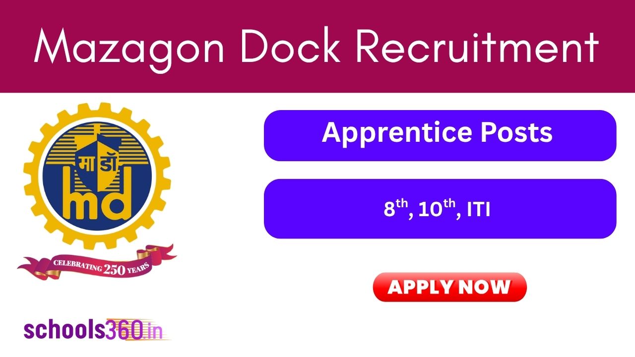 Mazagon Dock Apprentice Recruitment