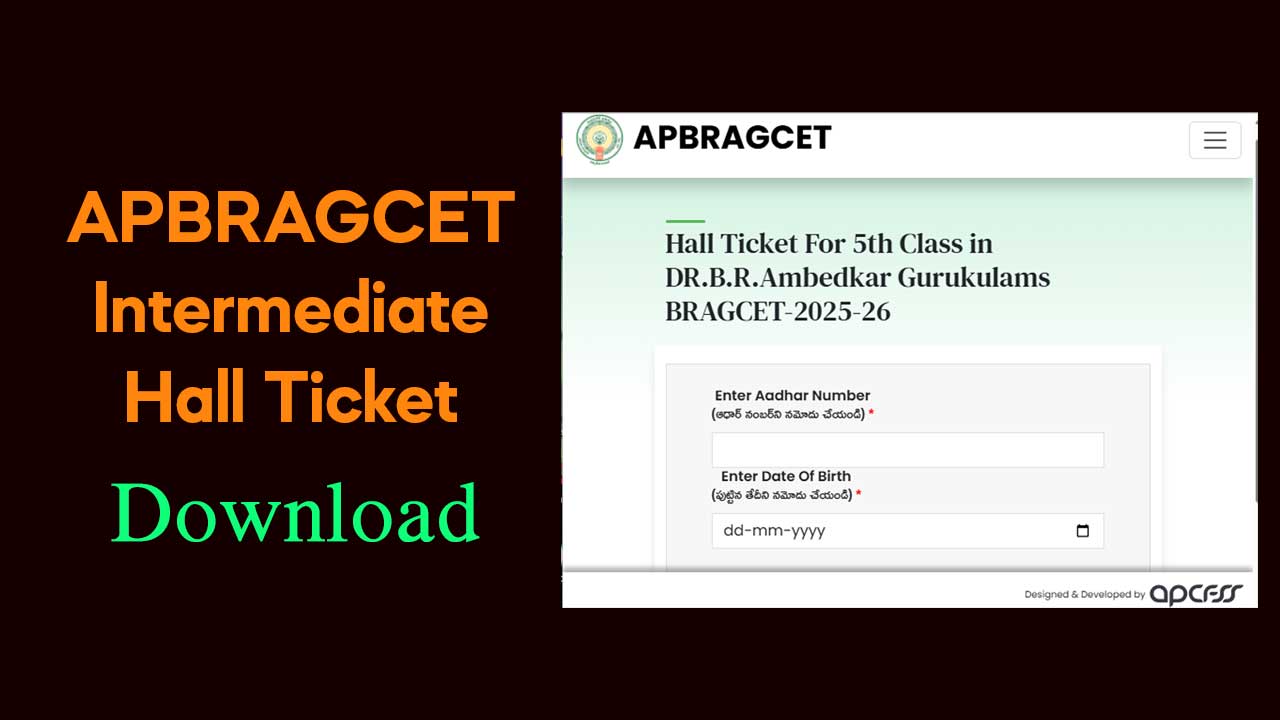 AP-BRAGCET-inter-Hall-Ticket