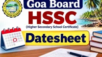 Goa Board HSSC Datesheet