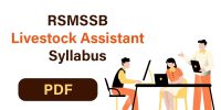 RSMSSB Livestock Assistant Syllabus