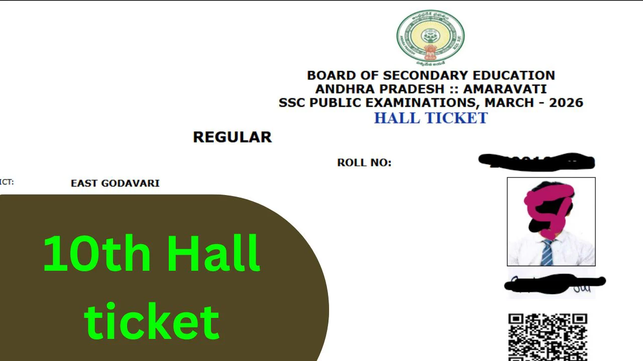 AP 10th Class Hall Tickets 2026 టెన్త్ హాల్ టికెట్ విడుదల 2 10th hall ticket ap
