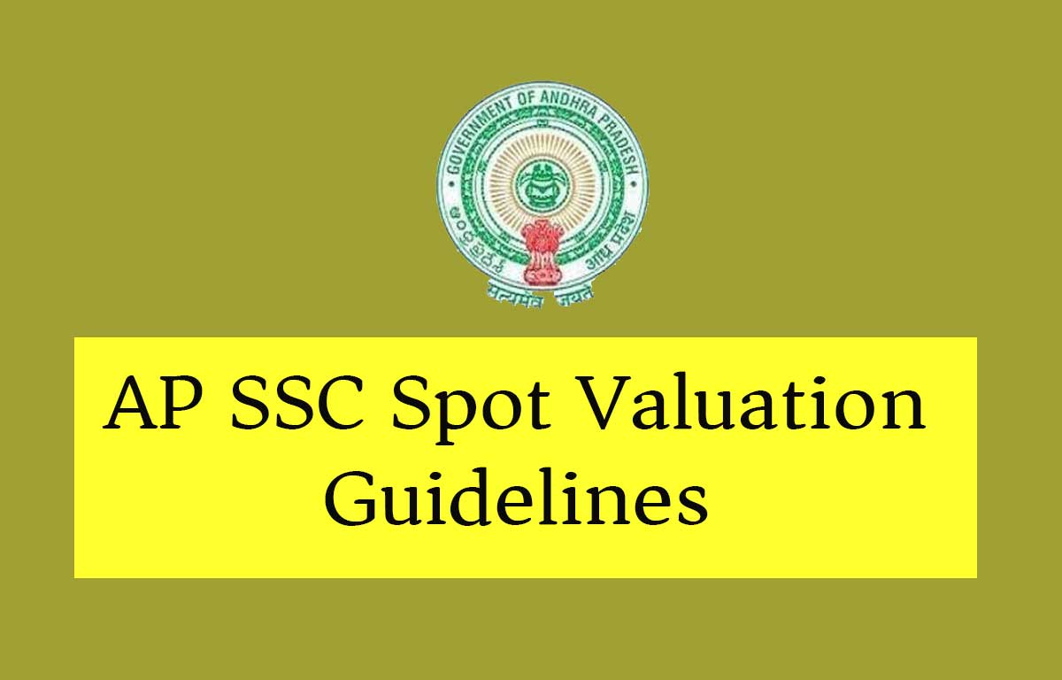 AP SSC Spot Valuation Guidelines