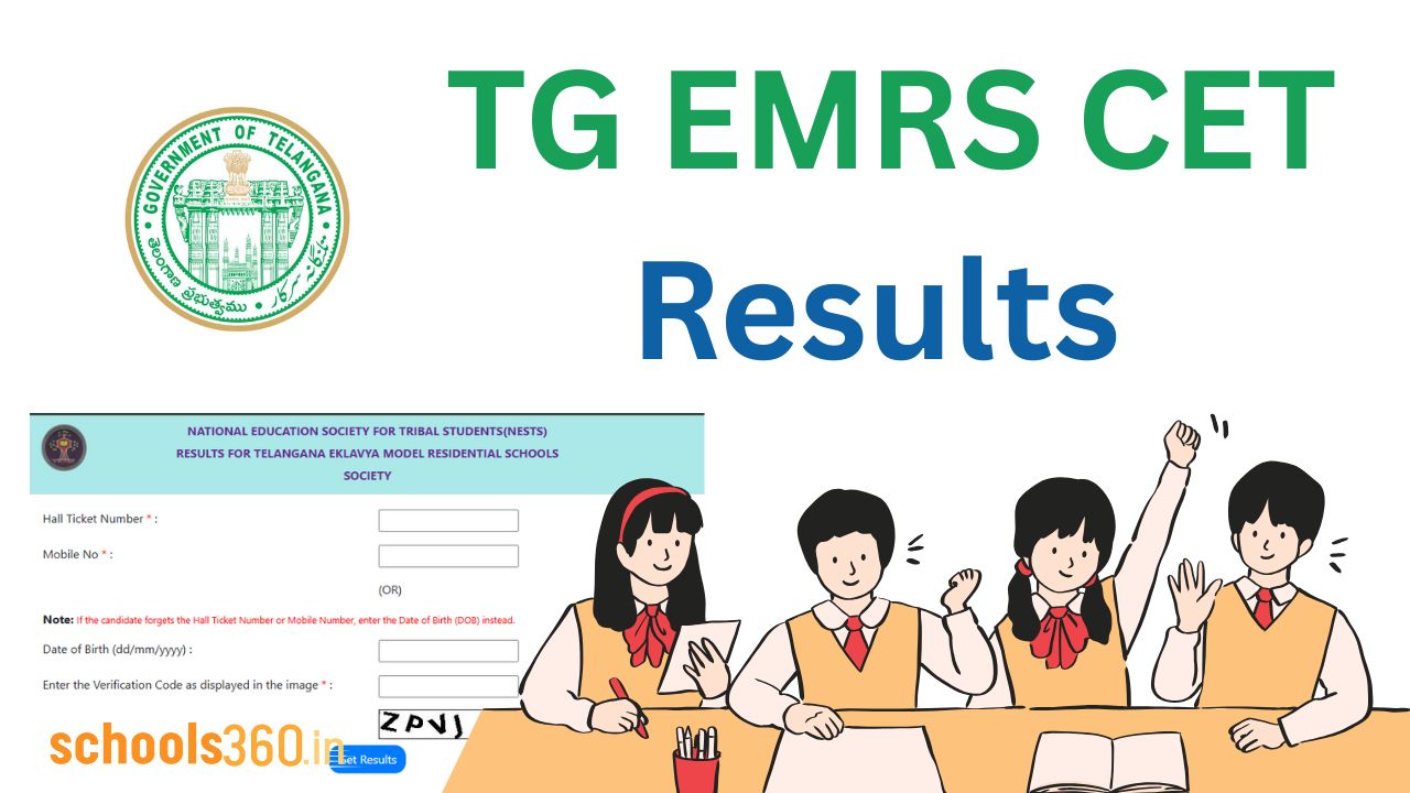 TG EMRS CET Results