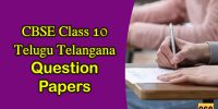 cbse-class-10-telugu-telangana-papers