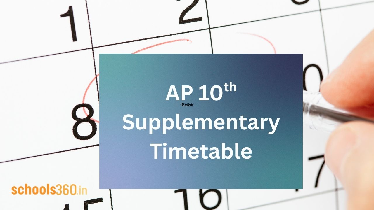 AP 10th Supplementary Timetable