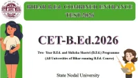 Bihar BEd CET 2026