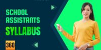SCHOOL ASSISTANTS SYLLABUS