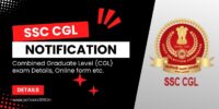 SSC CGL Notification