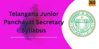 Telangana Junior Panchayat Secretary Syllabus