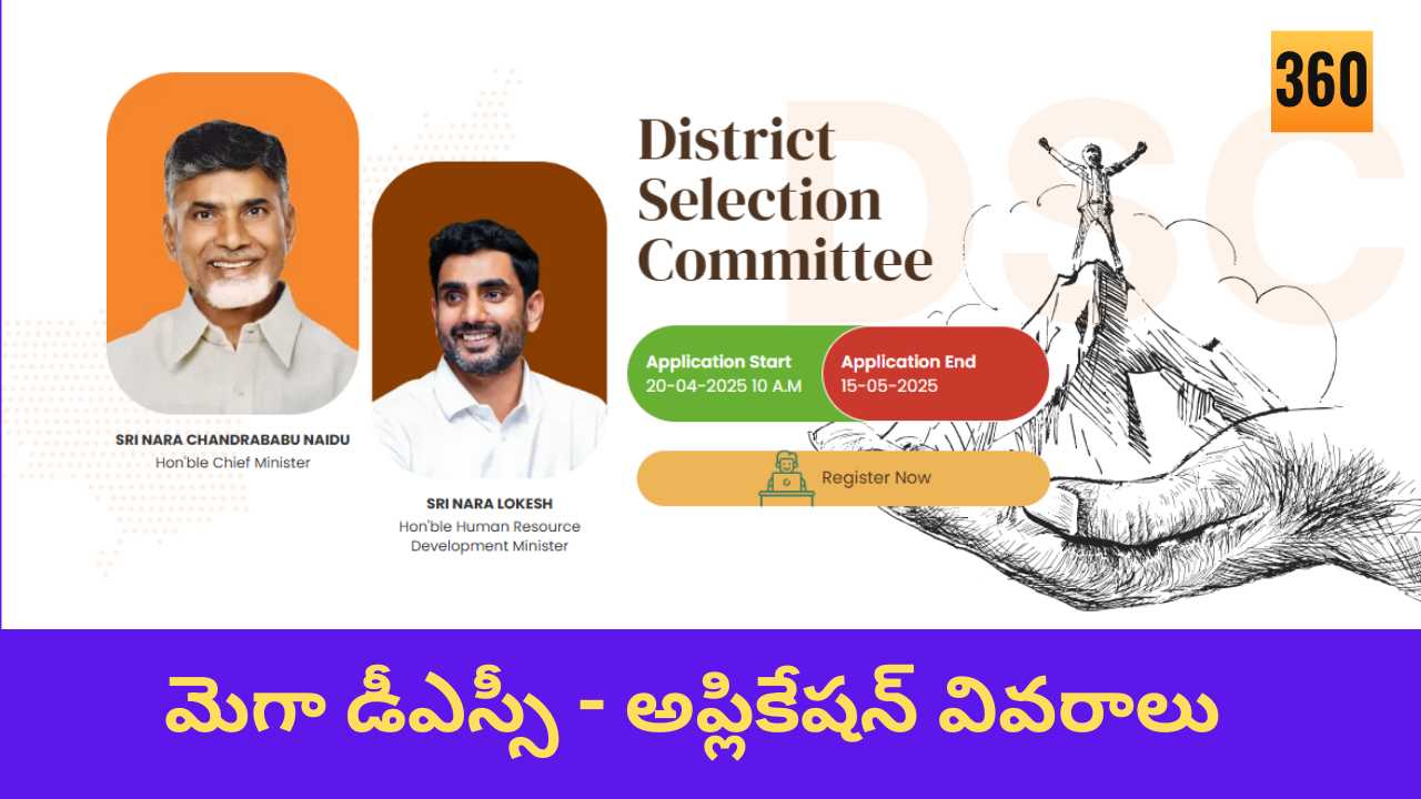 ap mega dsc 2025 application