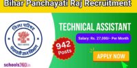 Bihar Panchayati Raj Technical Assistant