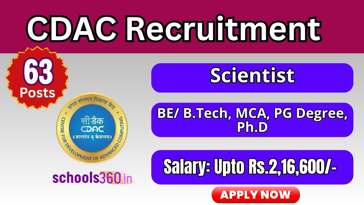 CDAC Recruitment