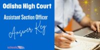 Odisha High Court Assistant Section Officer Answer Key