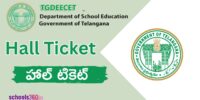 TSDEECET Hall ticket