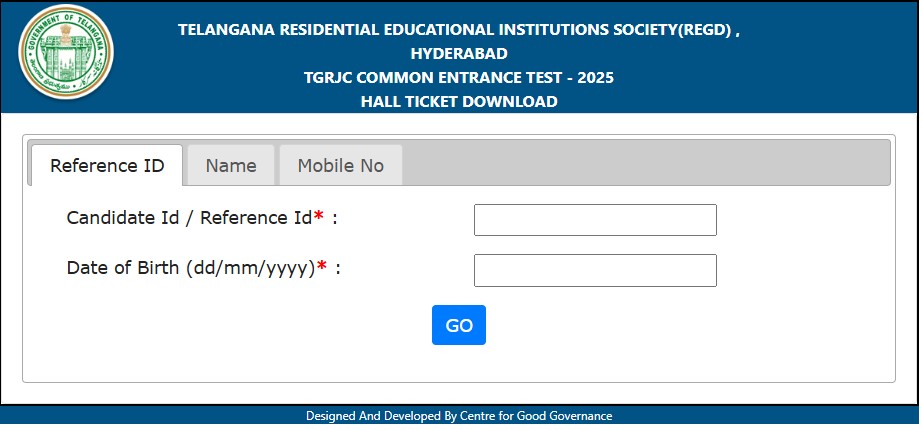 tgrjc cet hall ticket link