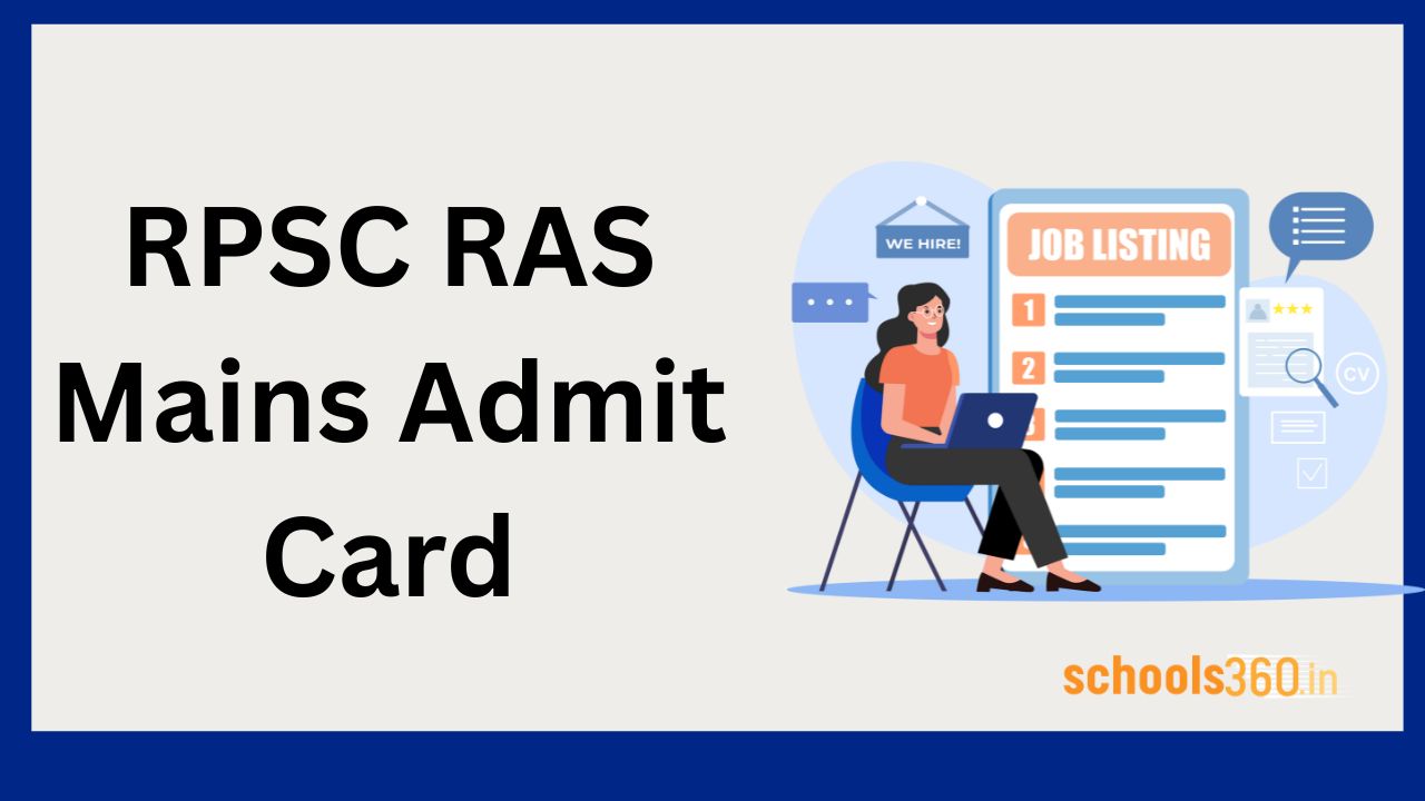 RPSC RAS Mains Admit Card