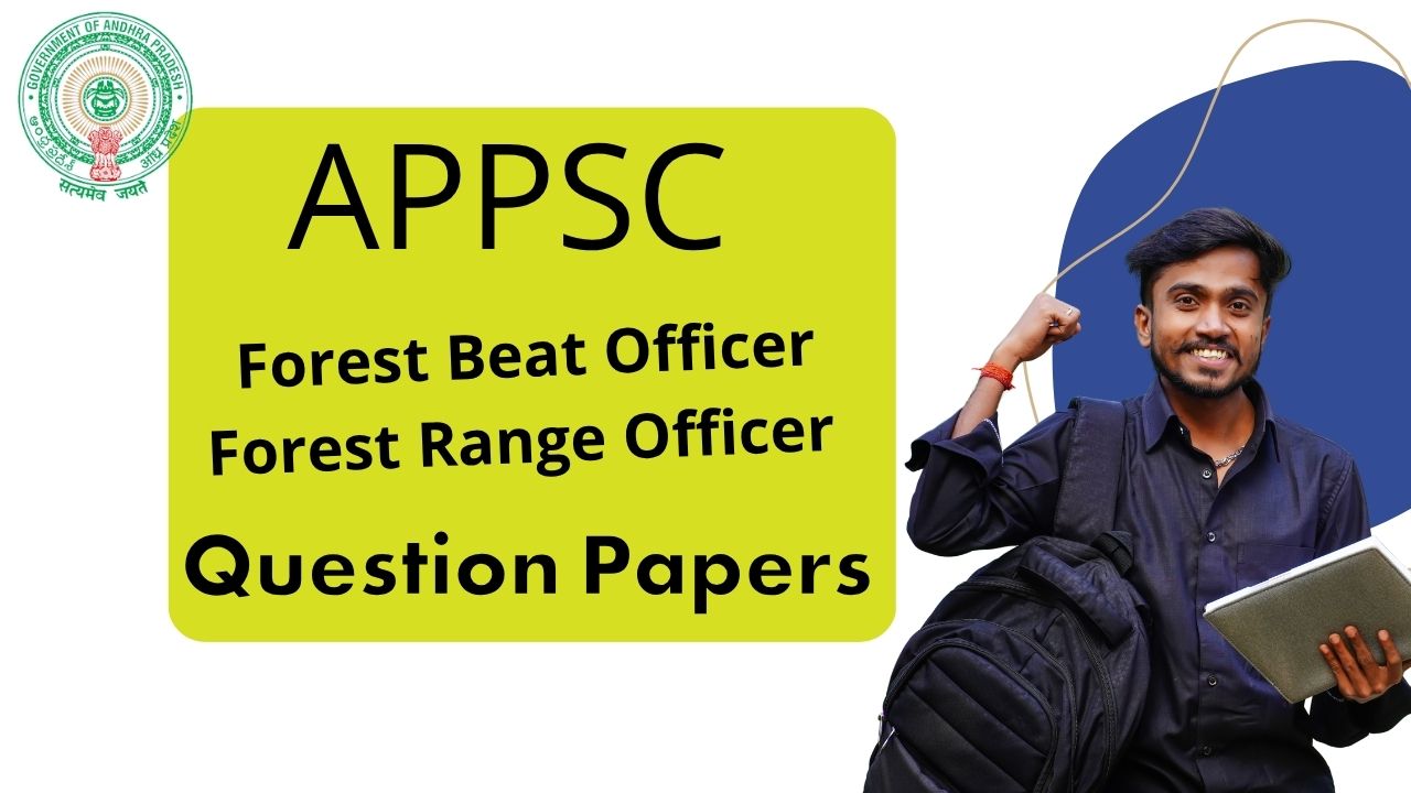 appsc fbo fro question papers