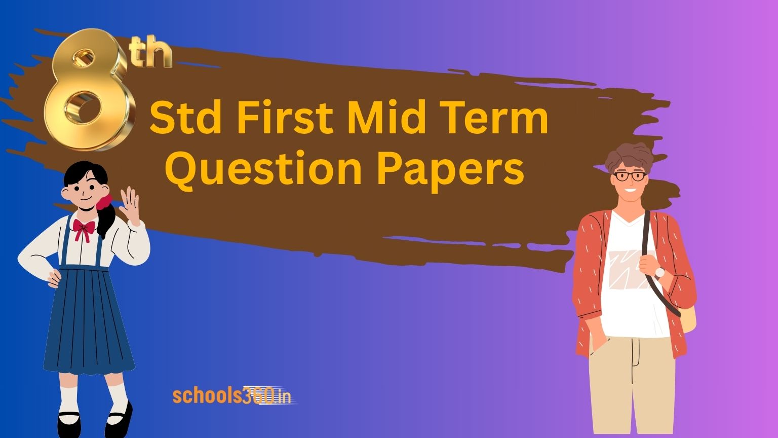 8th Std First Mid Term Question Papers