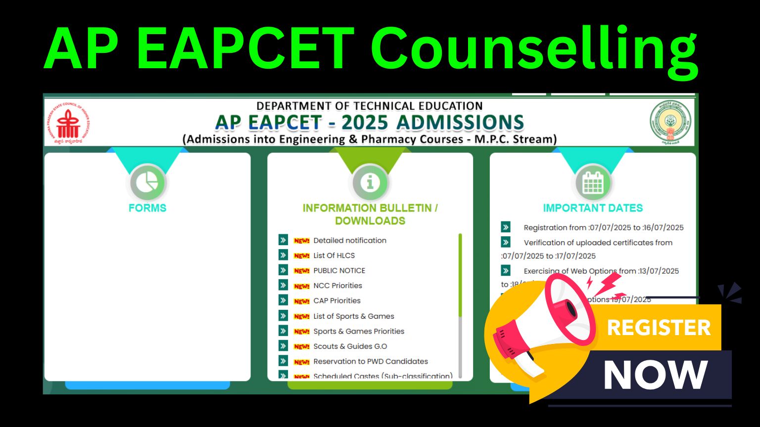 AP EAPCET Counselling
