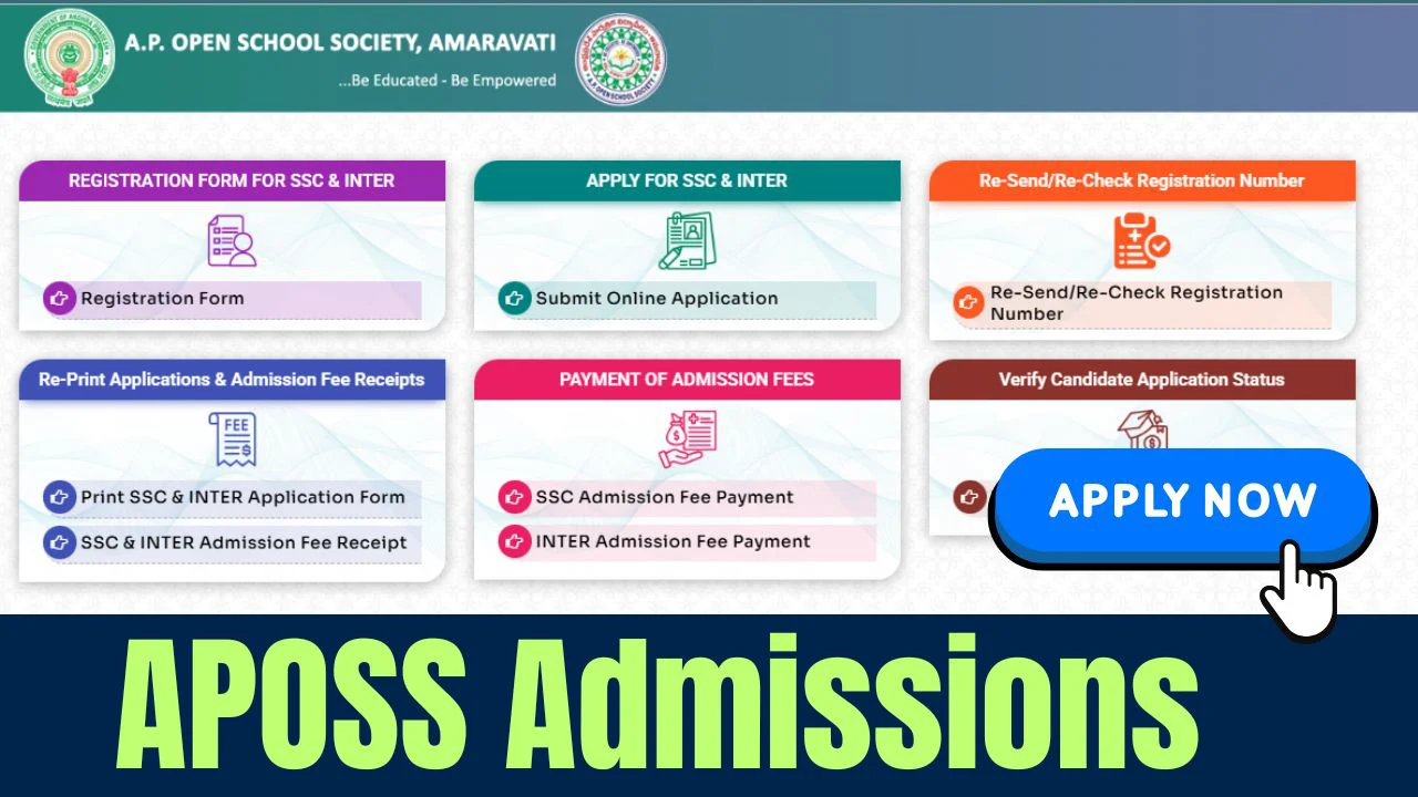 APOSS AP Open 10th & Inter Admission 2026-27 Apply Online 1 APOSS Admissions