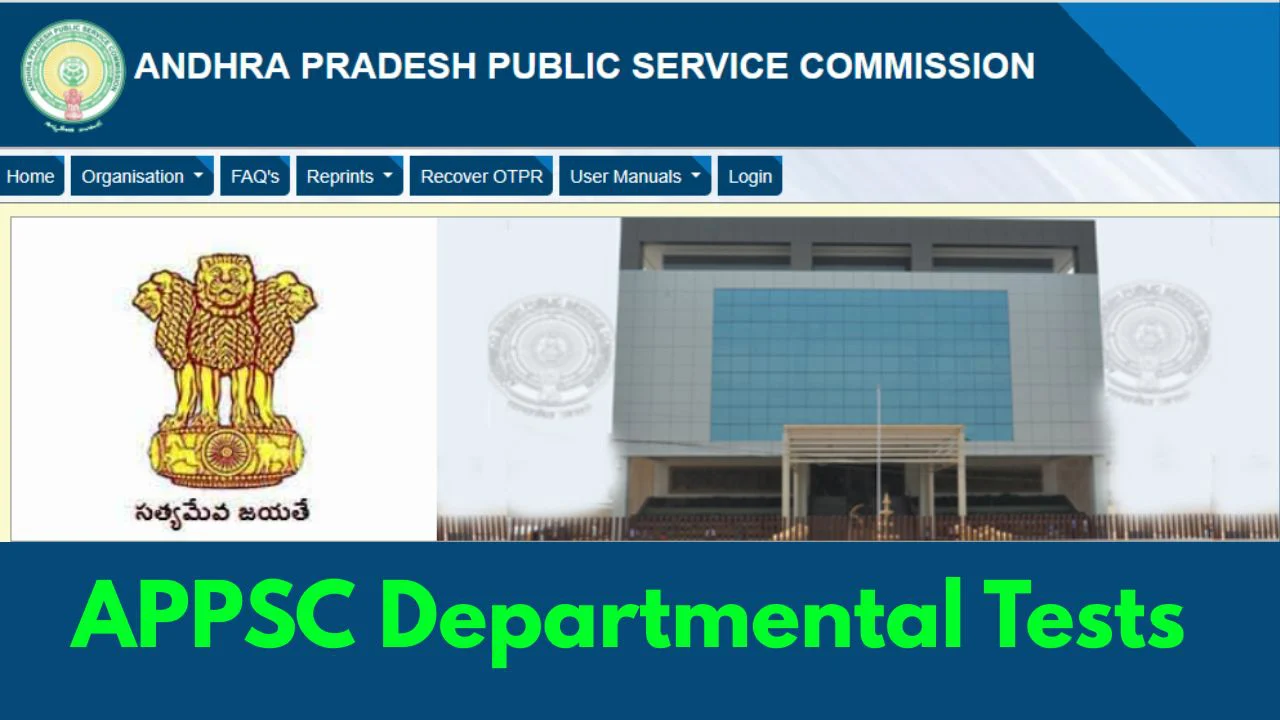 APPSC Departmental Tests