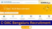 C-DAC Bengaluru Recruitment