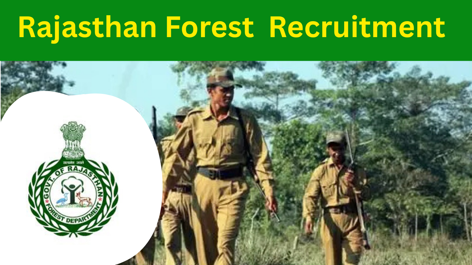 Rajasthan Forest Recruitment