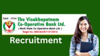 Visakhapatnam Co-operative Bank Recruitment