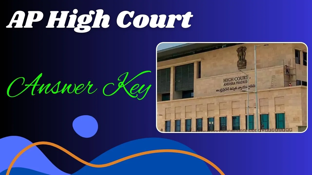 AP High Court Answer Key