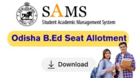 Odisha B.Ed Seat Allotment