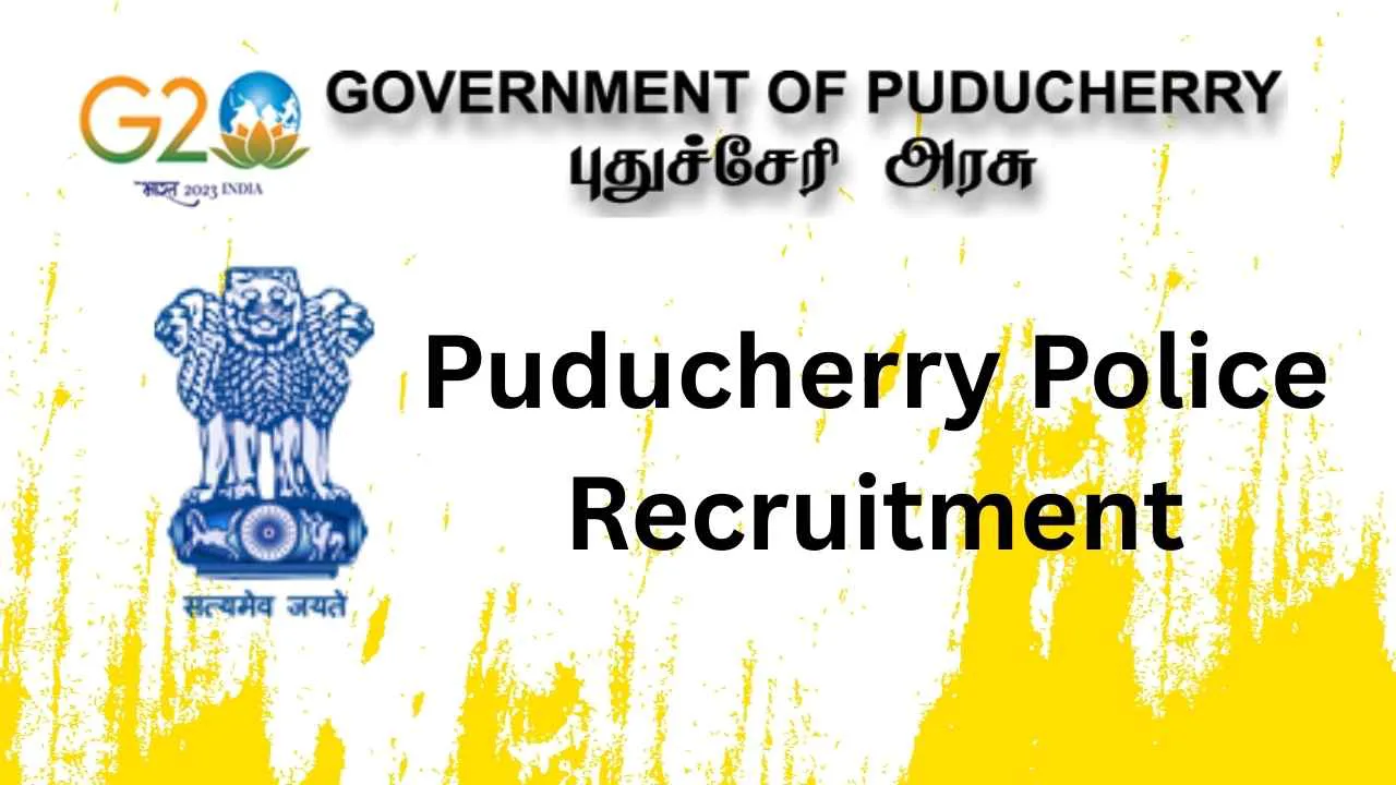 Puducherry Police Recruitment