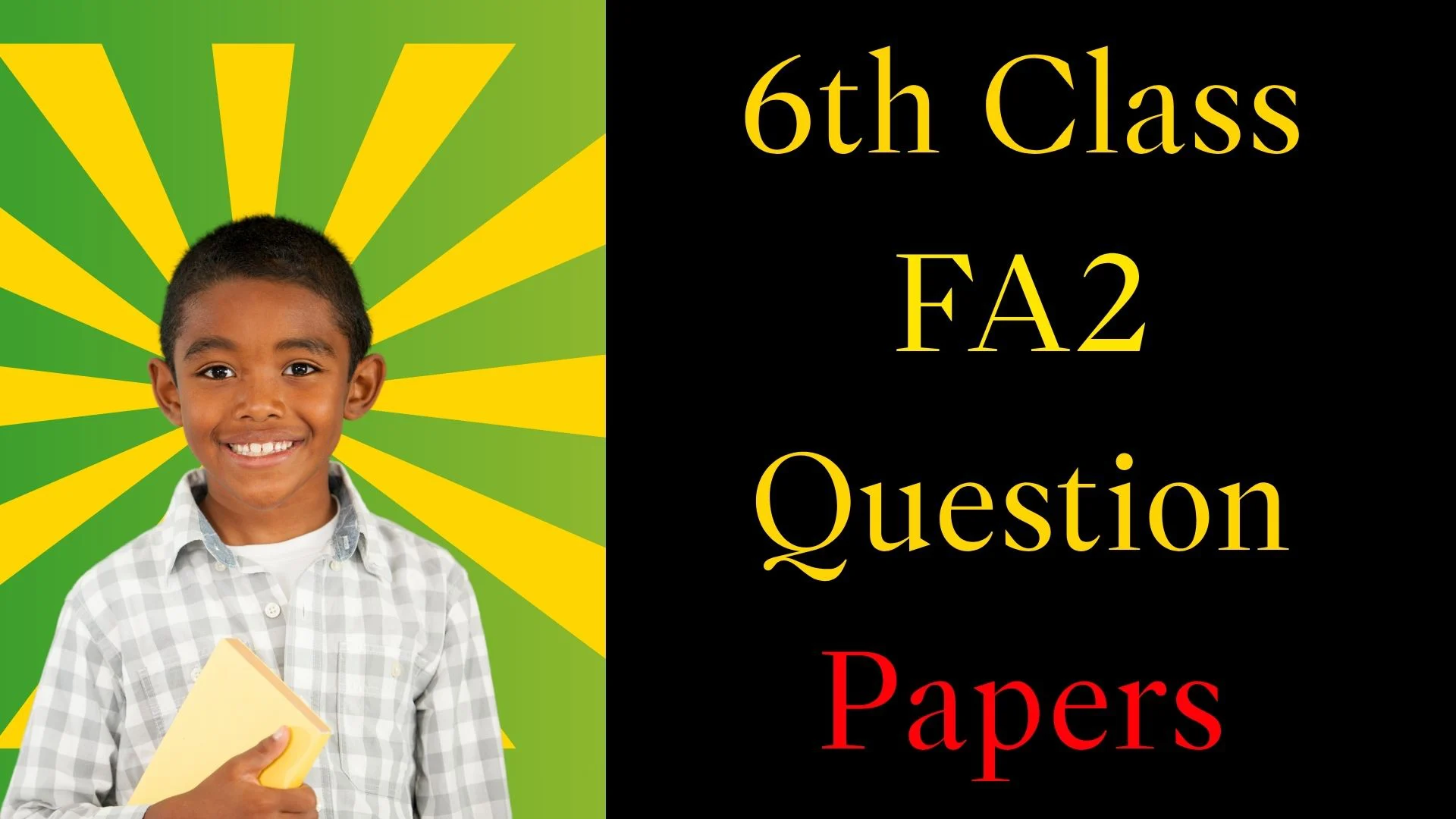 AP 6th Class FA2 SAMP-II Question Papers 2026 PDF 1 6th Class FA2 Question Papers