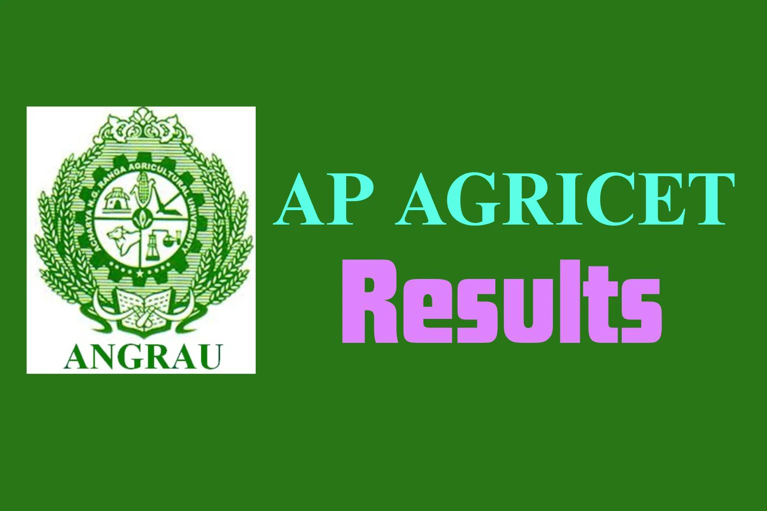 AP AGRICET Results 2026 Rank Card LINK 1 AGRICET Results