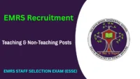 EMRS Recruitment 2025 for 7267 Teaching & Non-Teaching Posts through ESSE-2025