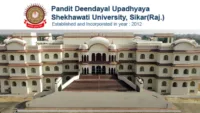 PDUSU Admission: Shekhawati University Courses, Fee, Admission Details