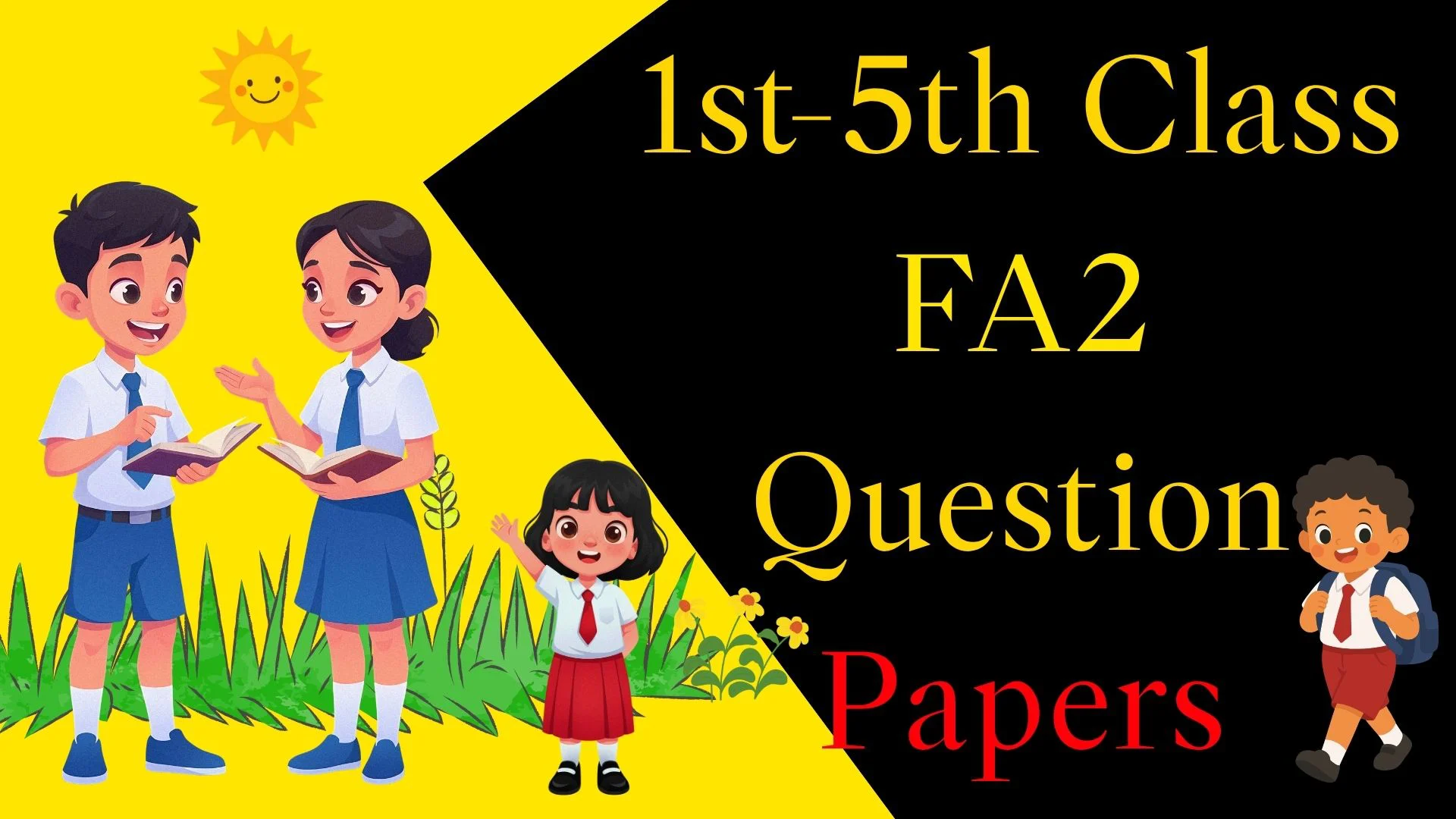 AP 1st to 5th Class FA2 Question Papers 2026; SAMP-II Model Papers 1 1st-5th Class FA2 Question Papers