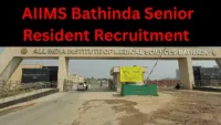 AIIMS Bathinda Senior Resident Recruitment