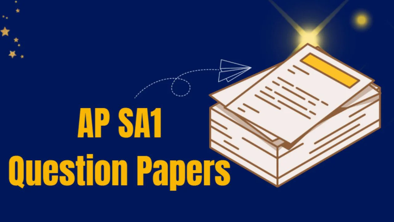 AP sa1 Question Papers