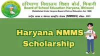 Haryana NMMS Scholarship 2025-26 Apply Online at scertharyana.gov.in