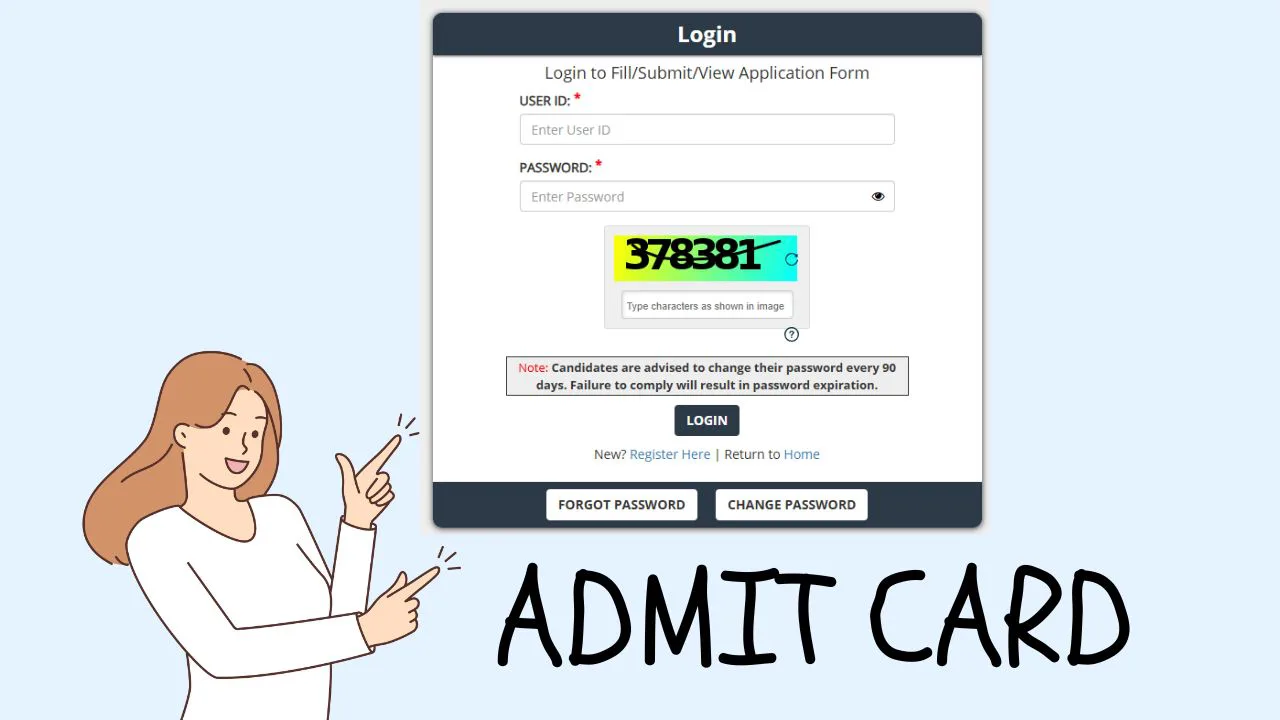 IB SA (Motor Transport) Admit Card