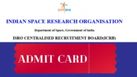 ISRO admitcard