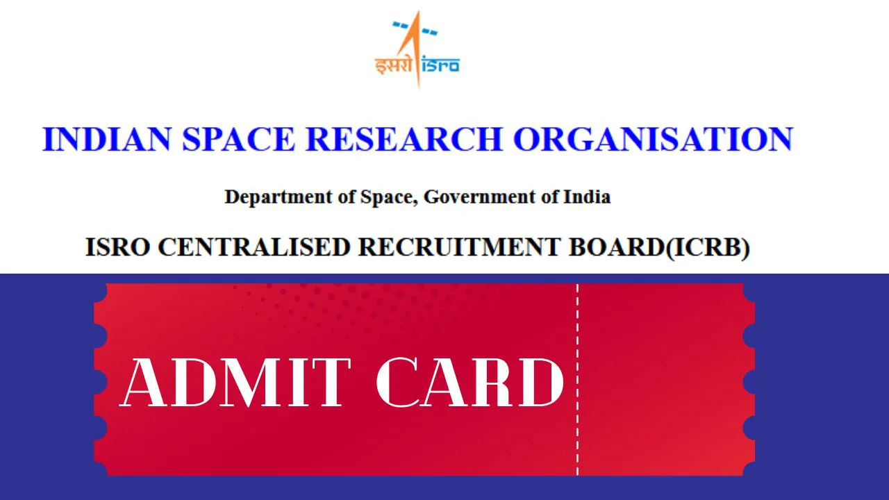 ISRO admitcard