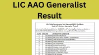 LIC AAO Generalist Result