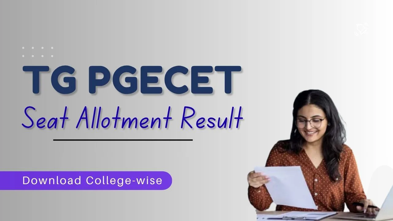 TG PGECET Seat Allotment result