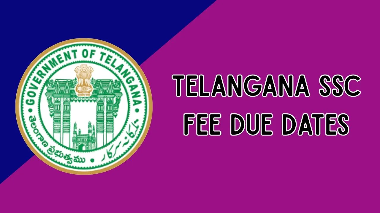 Telangana SSC Fee Due Dates