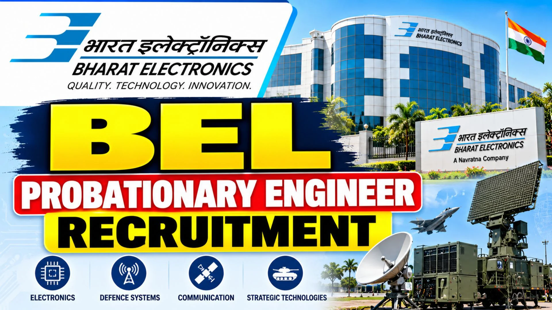 BEL Probationary Engineer Recruitment 2026: Apply Online for 350 Posts 1 BEL Probationary Engineer Recruitment