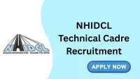 NHIDCL Technical Cadre Recruitment
