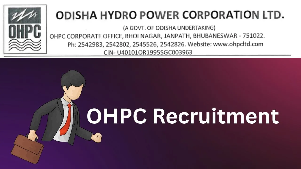 OHPC MT DET Recruitment