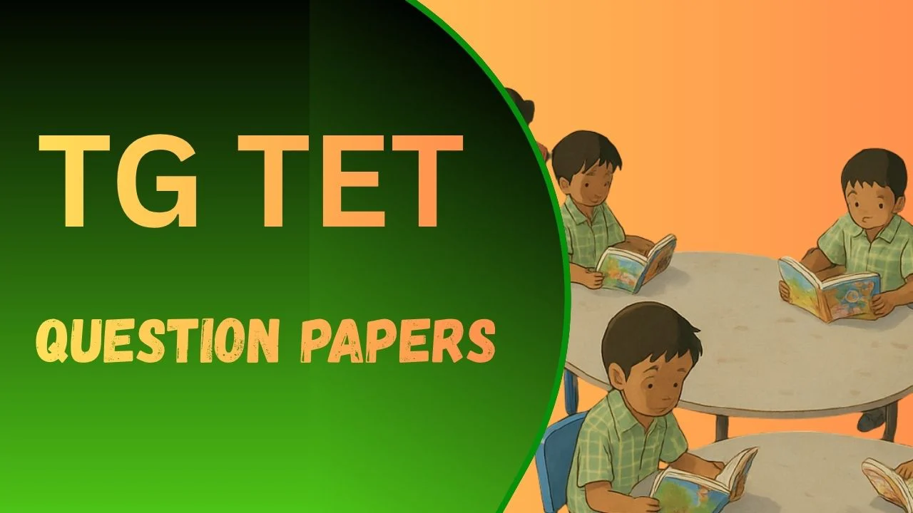 tg tet Question papers